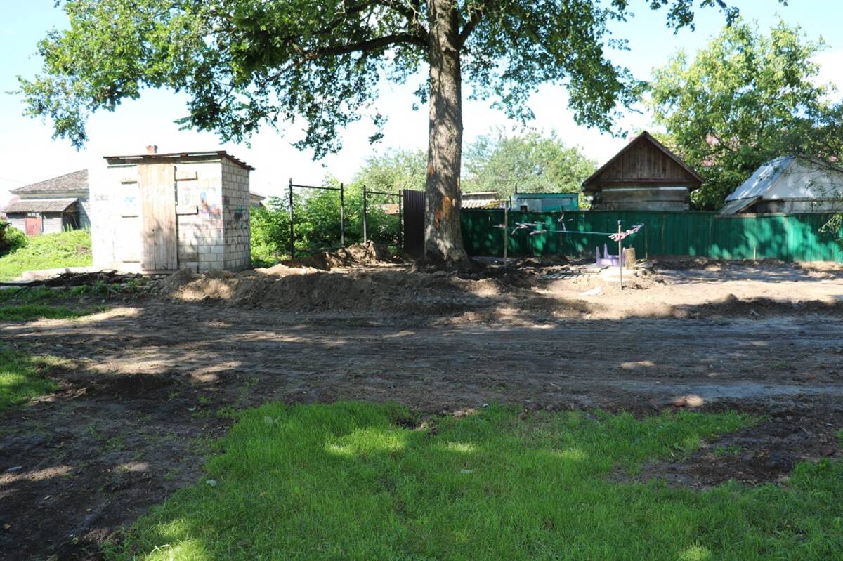 В брянском Стародубе проводят благоустройство парка