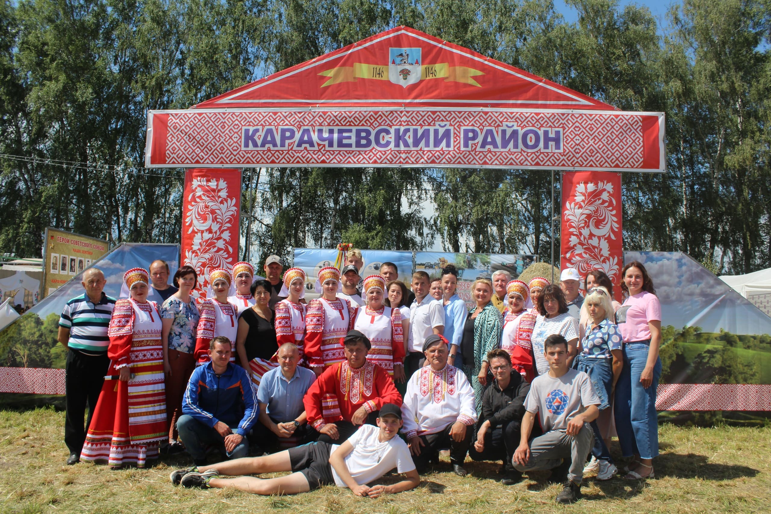 Подворье Карачевского района участвовало в сельскохозяйственной выставке «День поля»