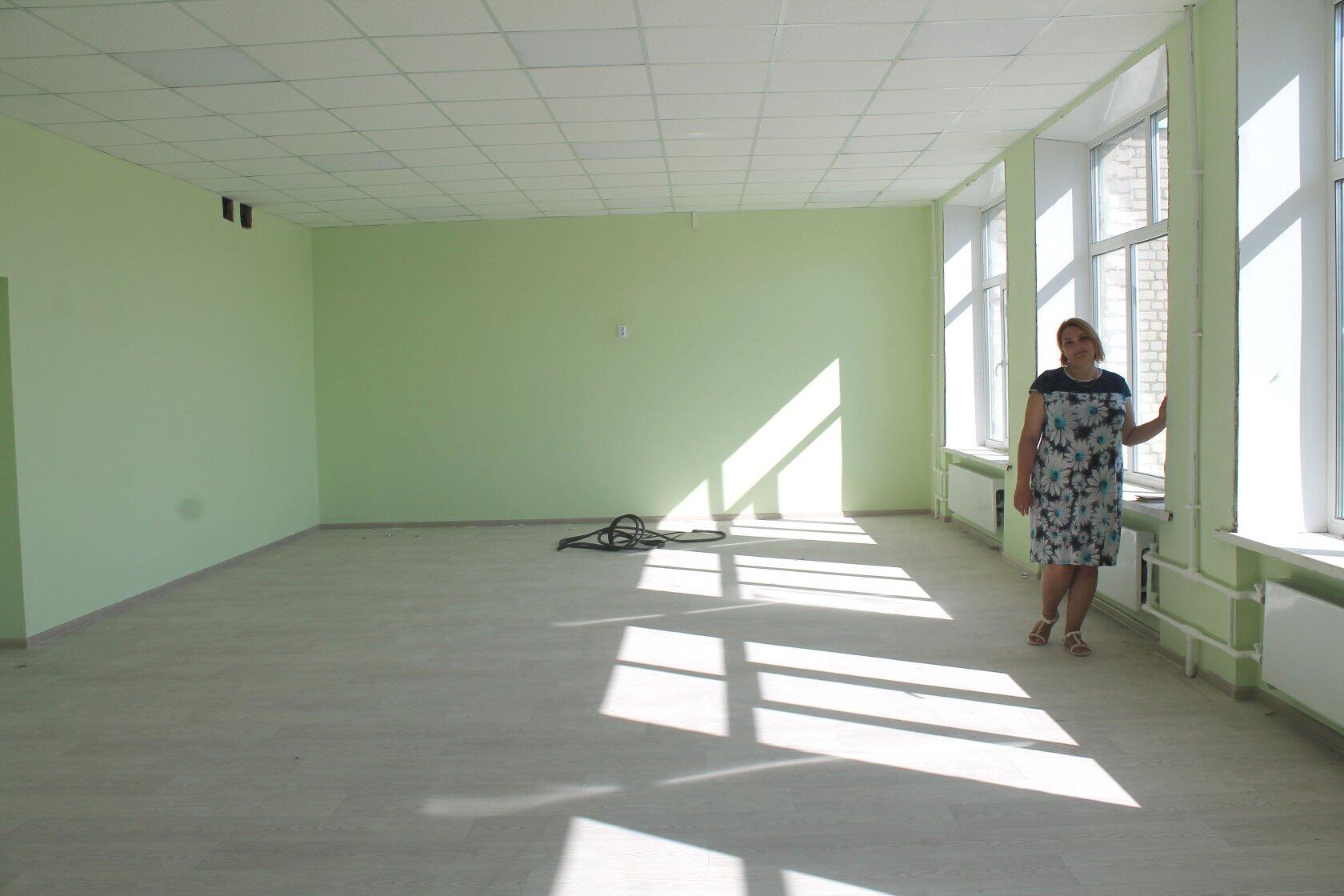  В Карачевской школе № 5 работы идут полным ходом