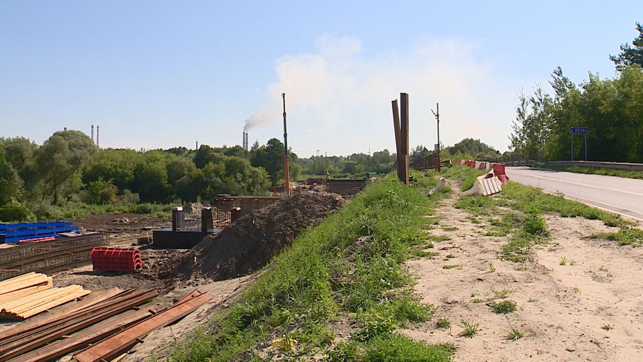 Строители моста через Болву в Фокинок новому этапу работ приступили