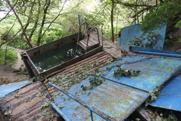 В Трубчевске продолжается реконструкция Нилова источника