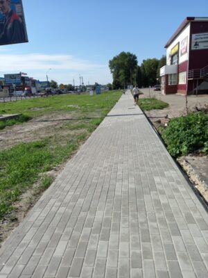 В Глинищево продолжают благоустраивать «Аллею энергетиков»