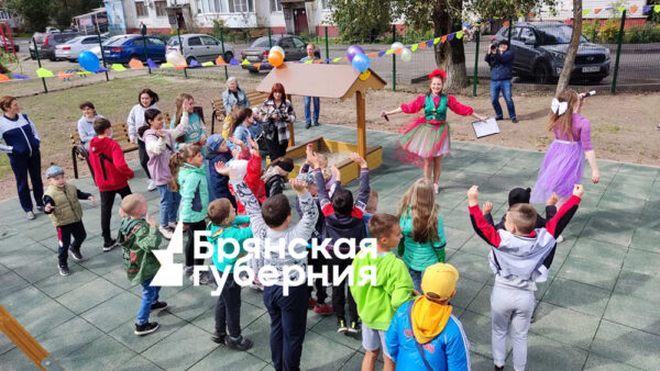 В Бежицком районе Брянска открылась  новая детская площадка