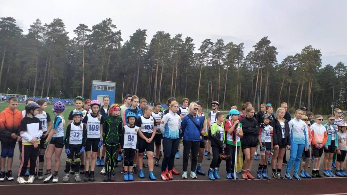 В  брянской Жуковке проходят областные соревнования по лыжероллерам