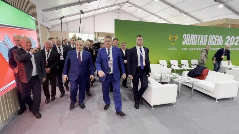 Премьер-министр Мишустин высоко оценил работу брянских аграриев