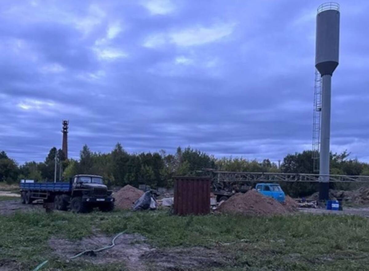 В Дятьковском районе идет реконструкция системы водоснабжения