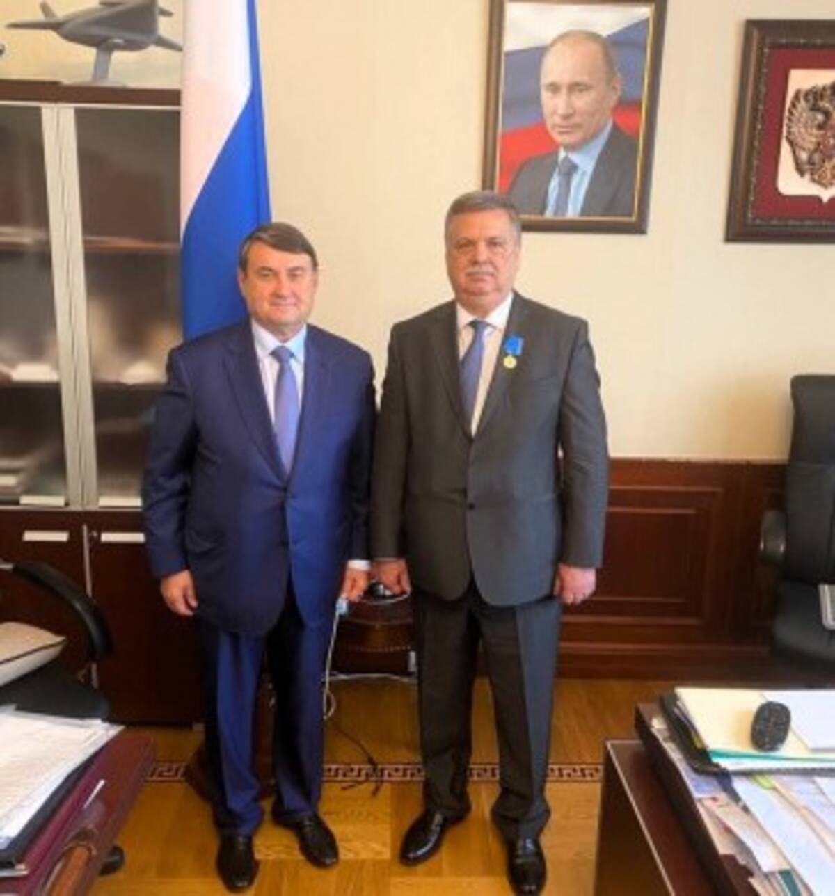 Медалью «За заслуги в развитии транспортного комплекса России» награжден уроженец Комаричского района