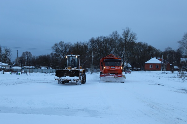 В Брянской области ликвидируют последствия снегопада
