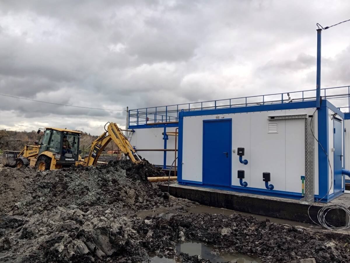 В брасовском поселке Локоть продолжается строительство очистных сооружений