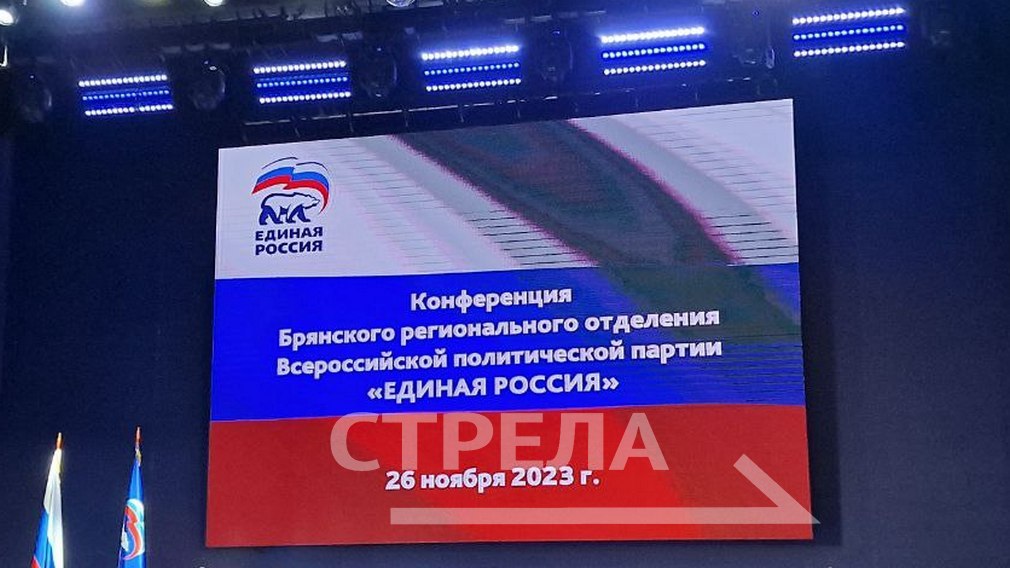 В Брянске состоялась  конференция регионального отделения Всероссийской партии «Единая Россия»