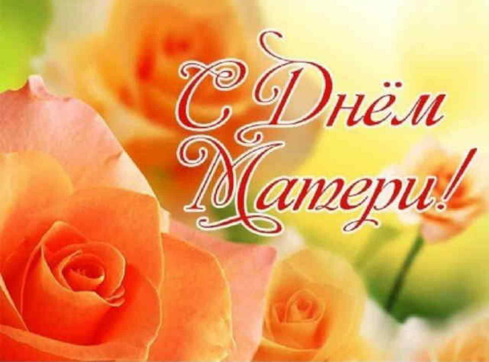 Дорогие женщины Карачевского района! Сердечно поздравляем вас с замечательным праздником — Днем матери!