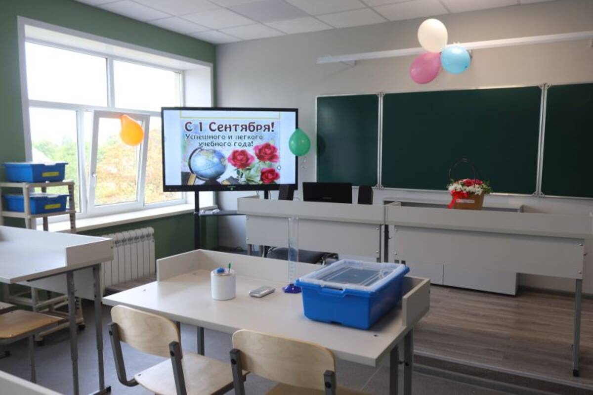 В брянских Клинцах отремонтировали Займищенскую школу в этом году