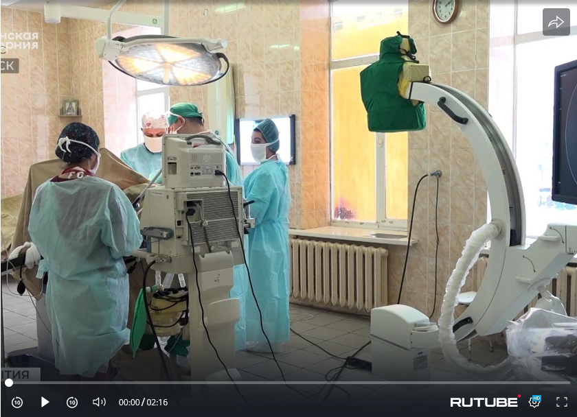 В Брянской горбольнице №1 работает новый рентген-аппарат С-дуга