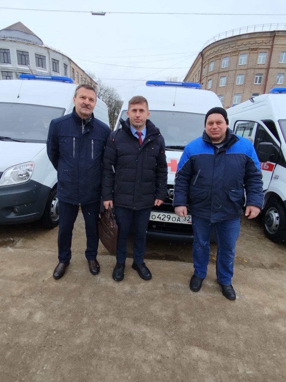 Новый автомобиль скорой помощи для карачевской центральной больницы