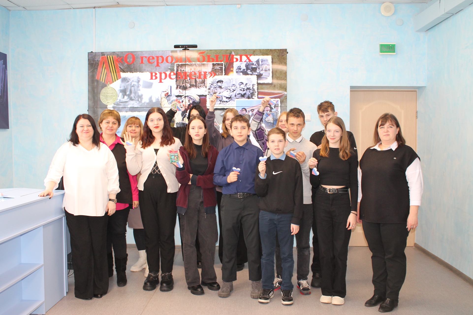 В Карачевской библиотеке прошел патриотический квест «О героях былых времён»