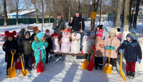 В брянской  Гордеевке прошла игровая программа «Добрый друг Снеговик» для дошколят