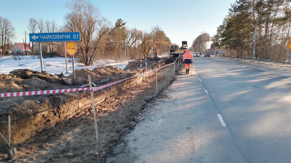 Начался капремонт автодороги Брянск-Дятьково-граница Калужской области
