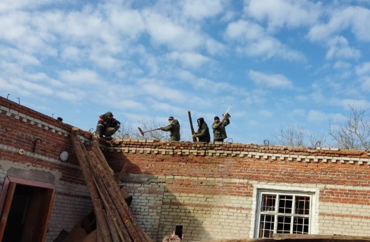 В Брасовском районе Брянщины  приступили к капитальному ремонту Крупецкого СДК