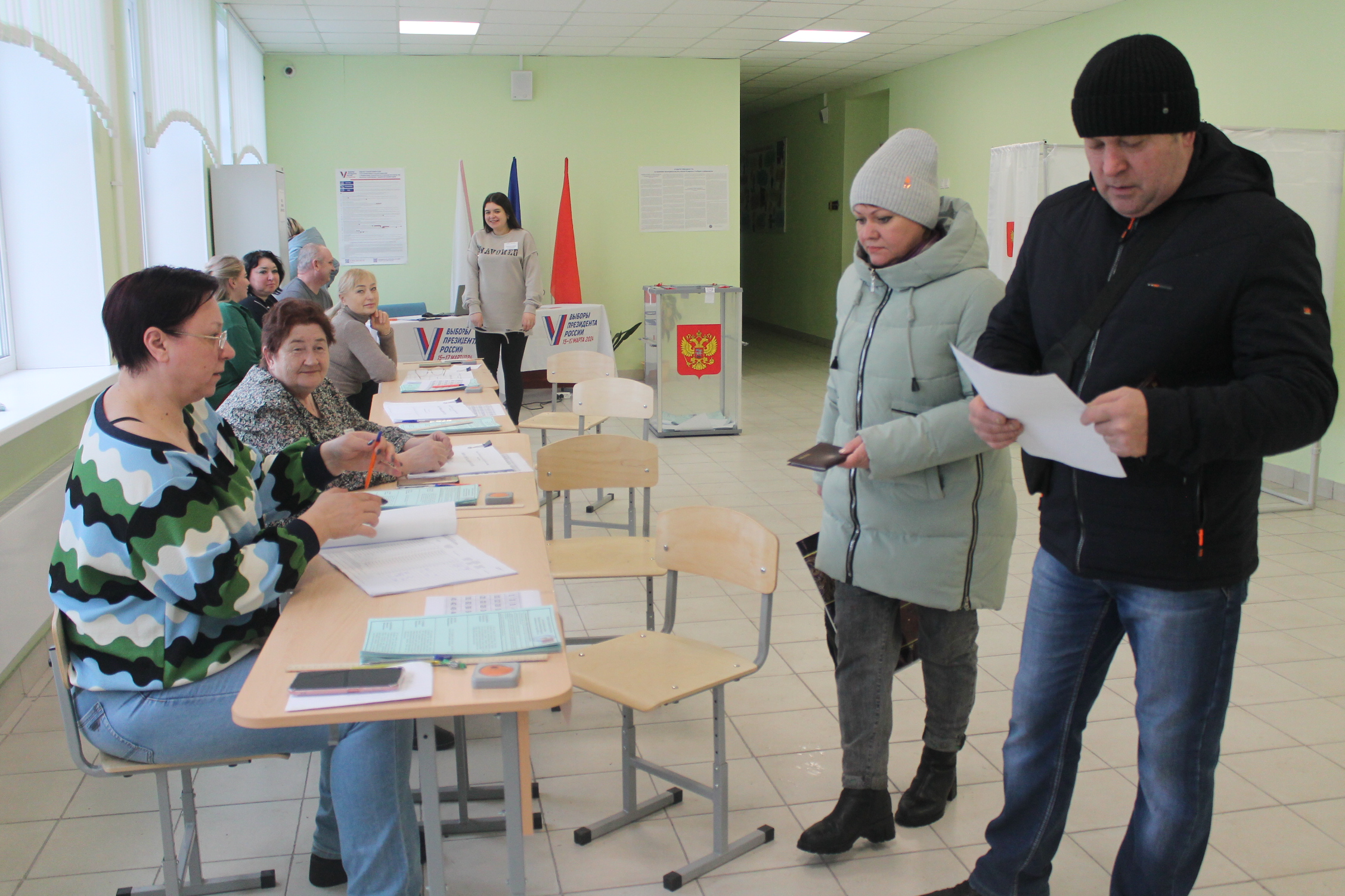 Карачевские избиратели активно участвуют в голосовании