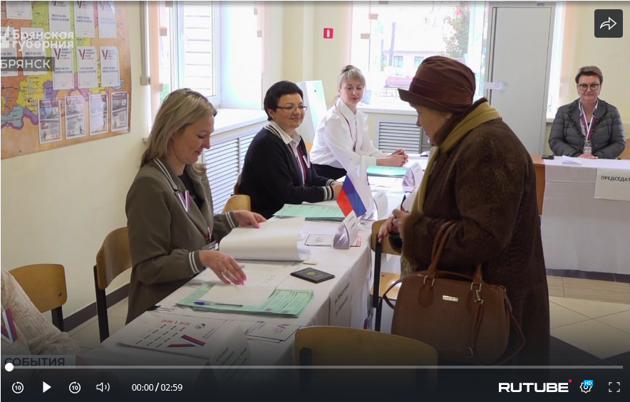 В Брянске на избирательный участок пришли 4 поколения одной семьи