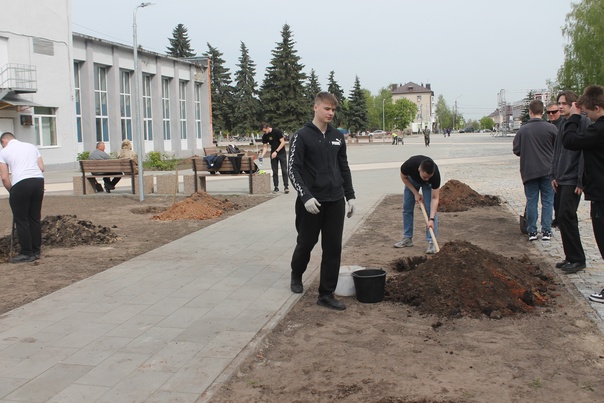 Карачевцы приняли участие во Всероссийском субботнике