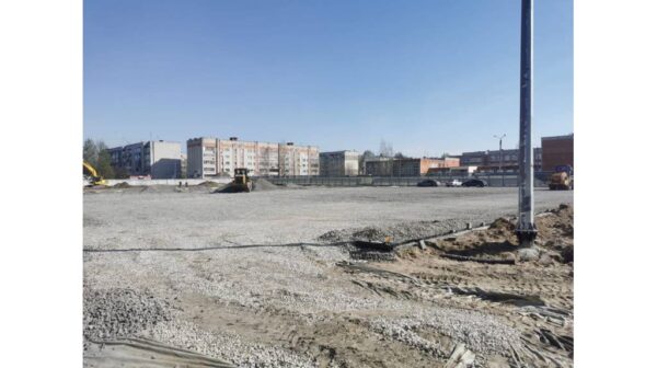 В брянском Фокино ремонтируют  стадион «Триумф»