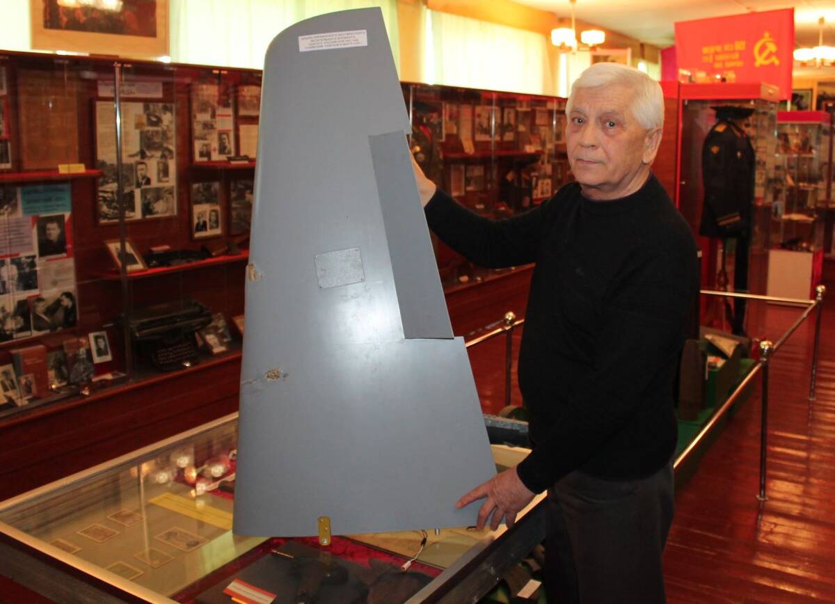 Крылом украинского беспилотника пополнился музей Суземского района