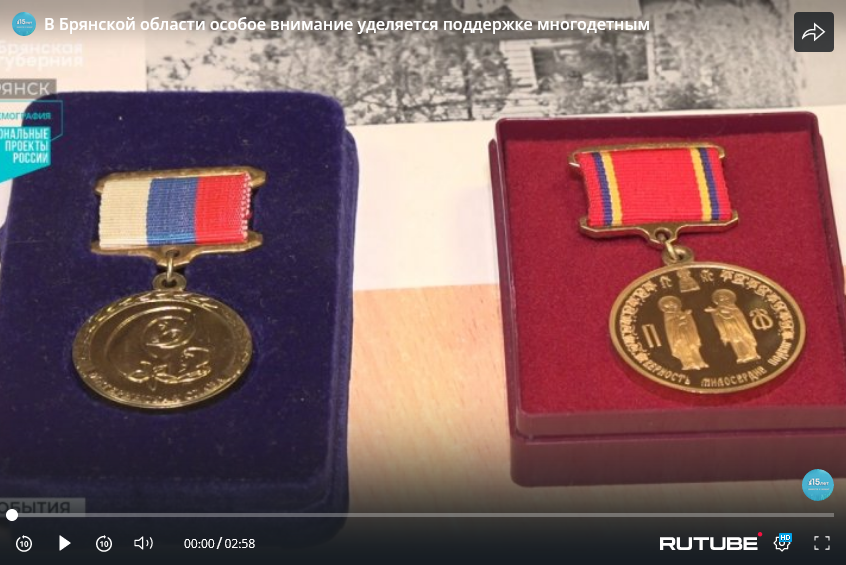 В Брянской области поддержке многодетным уделяется особое внимание