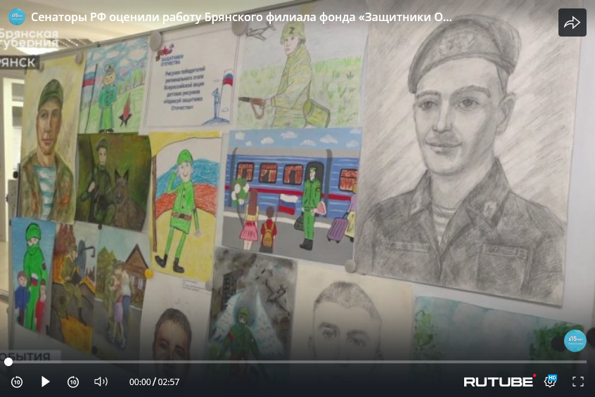 Сенаторы РФ работу Брянского филиала фонда «Защитники Отечества» оценили