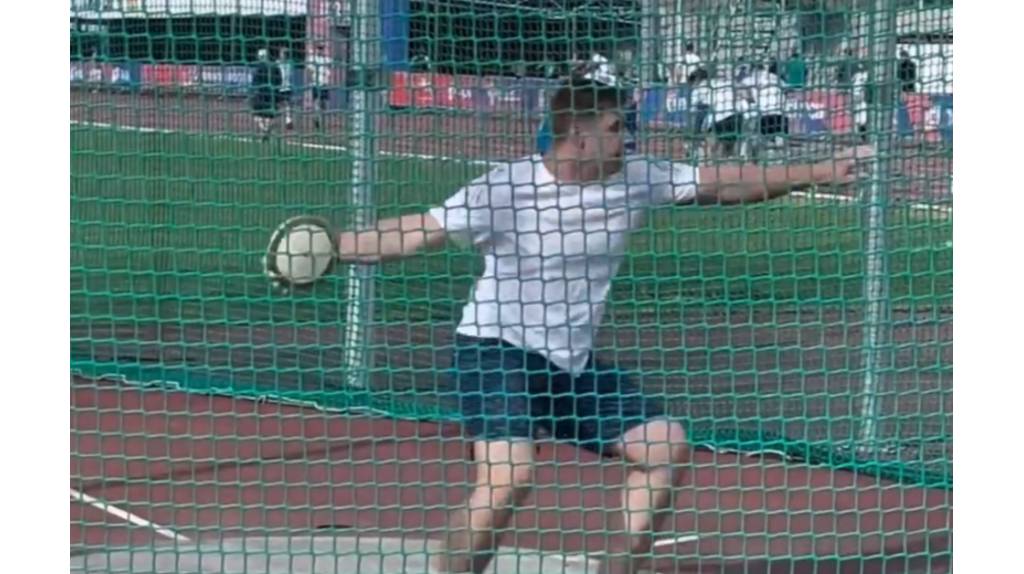 Брянец Александр Бабенко взял золото в метании диска на первенстве России