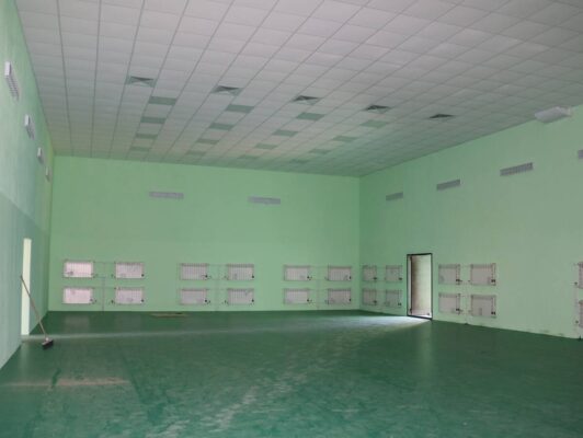 В брянских  Комаричах ремонтируют зал единоборств для бойцов тайского бокса и кикбоксинга