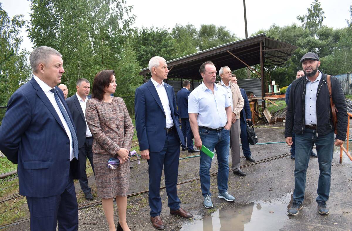 В Клетне с визитом побывали Александр Богомаз и Олег Матыцин