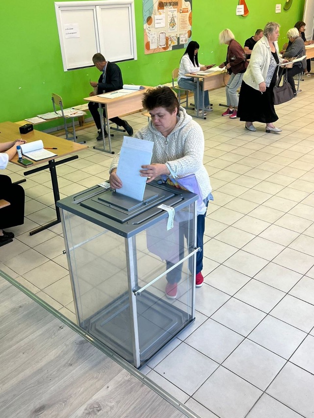 В Карачевском районе жители активно идут голосовать