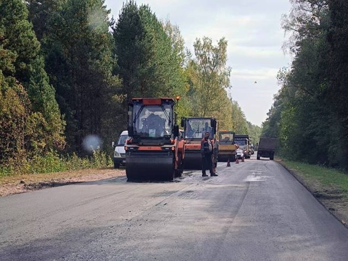В Суземском районе  Брянской области обновляют дорогу «Суземка – Трубчевск»