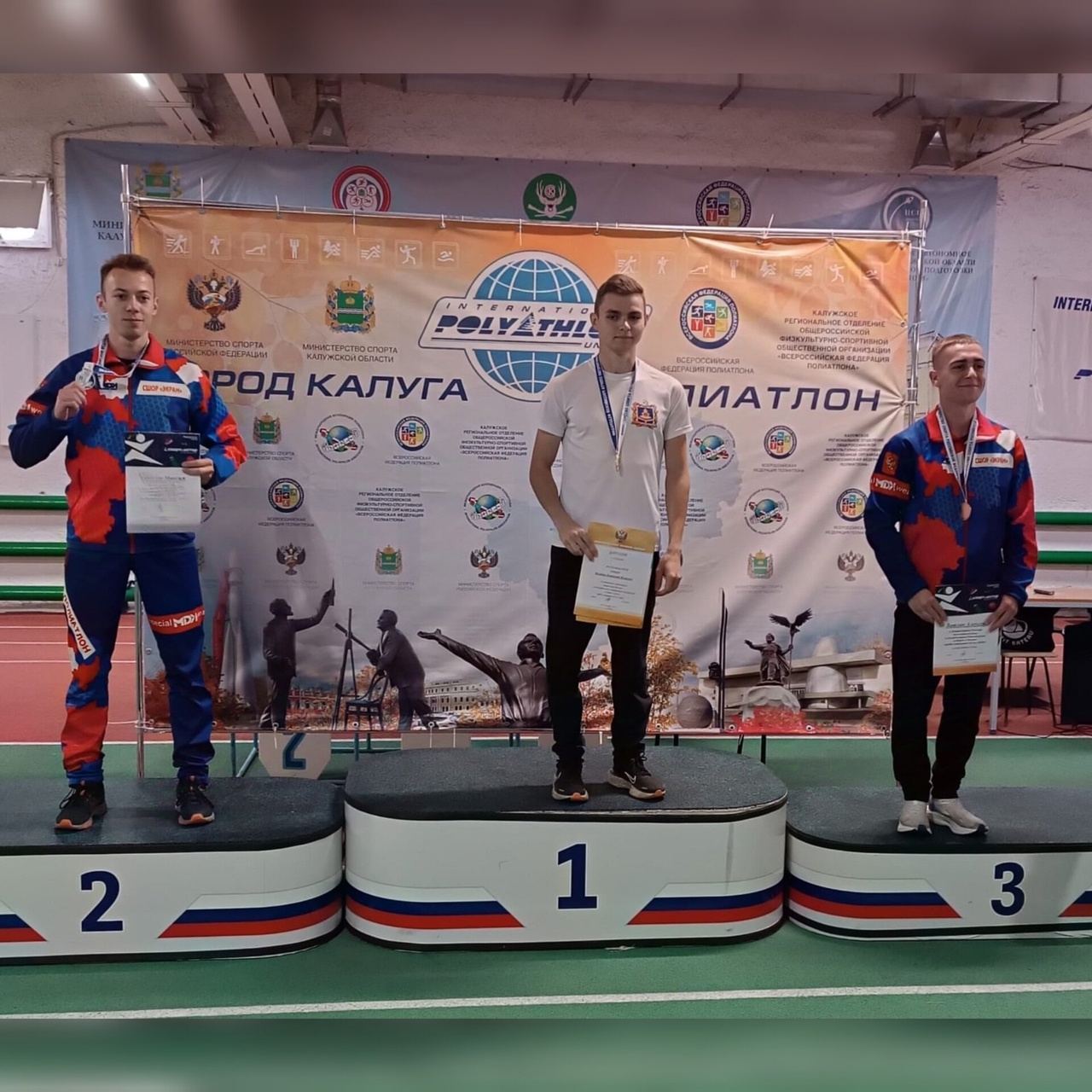 Карачевский полиатлонист стал первым на престижных соревнованиях