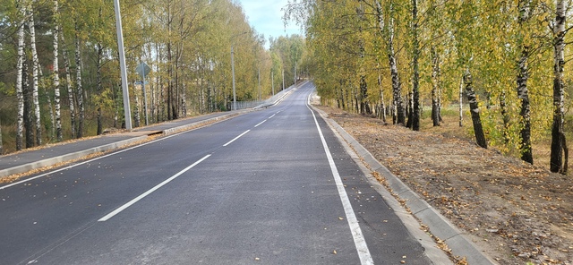По нацпроекту «Безопасные качественные дороги» в Выгоничском районе Брянской области капитально отремонтирован участок автодороги