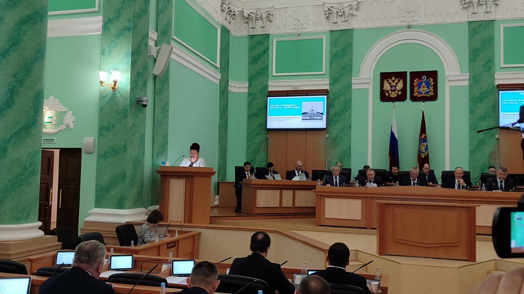 Депутаты Брянской облдумы приняли бюджет региона на 2025 год в первом чтении