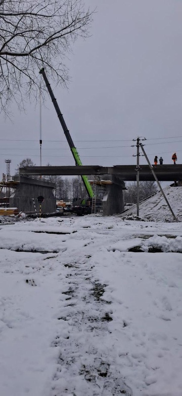 В Брянской Унече продолжается капремонт путепровода над железнодорожными путями