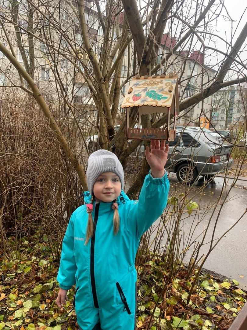 В детском саду № 1 «Аленький цветочек» прошла акция «Покорми птиц зимой»