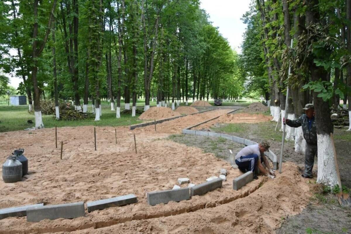 В брянской Красной Горе продолжат благоустраивать парк