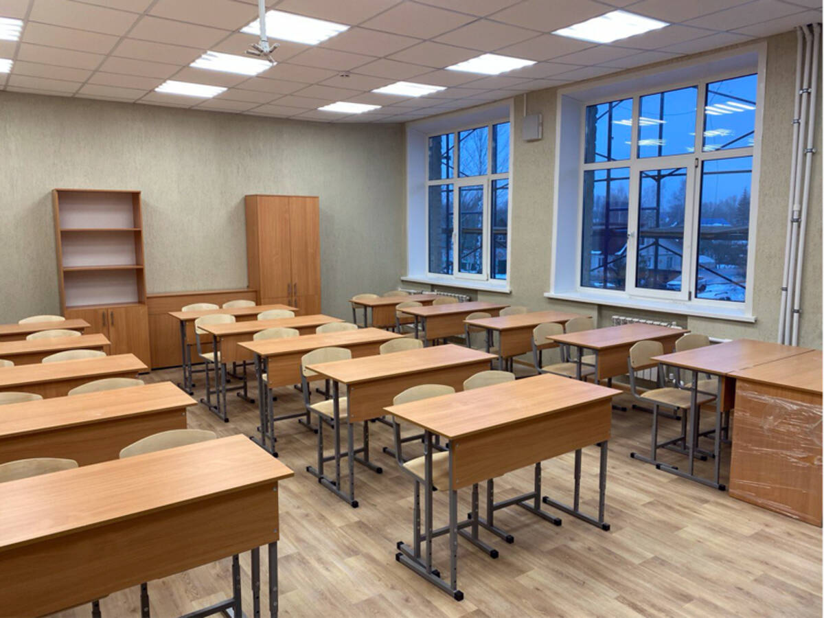 В брянской Клетне провели капремонт школы за 122 млн рублей