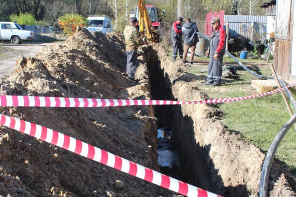 В брянской Суземке новые водопроводы построены на четырех улицах