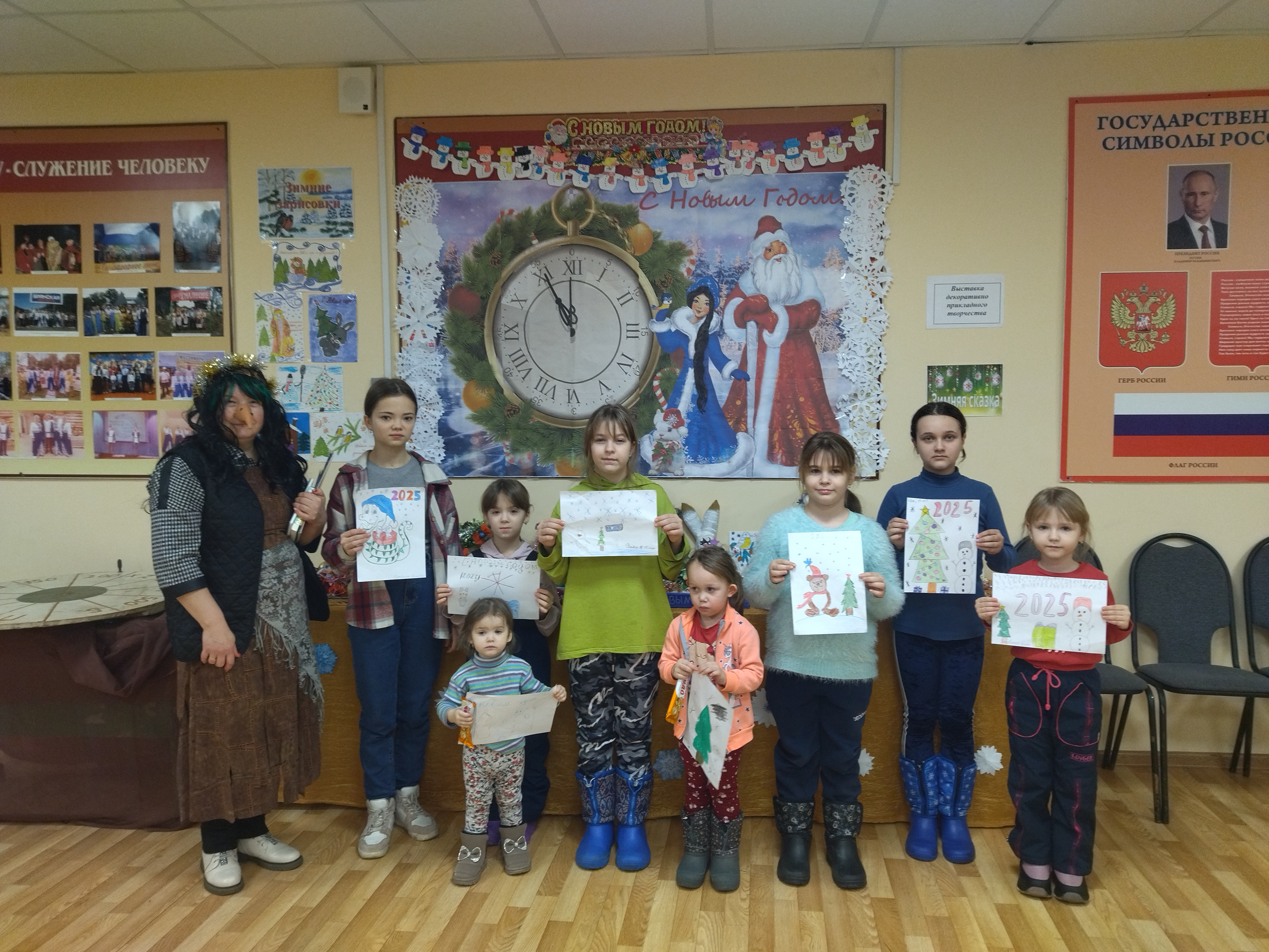 Детскую развлекательную программу провели в Дунаекском ПДК