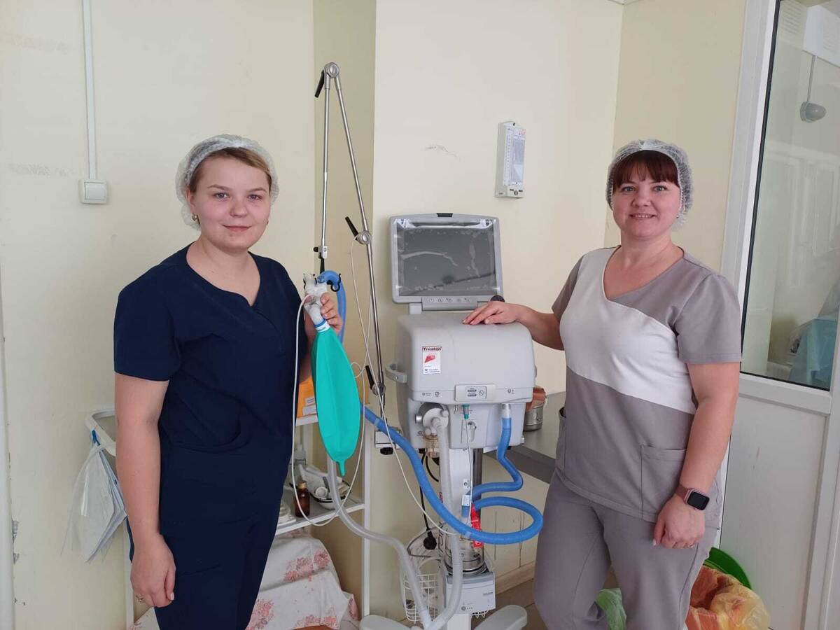 В Погарскую больницу Брянской области поступил современный аппарат искусственной вентиляции легких