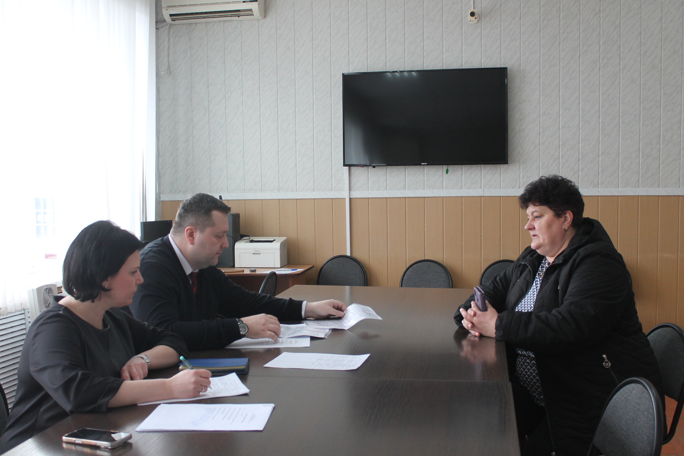 Глава администрации Карачевского района провел личный прием граждан