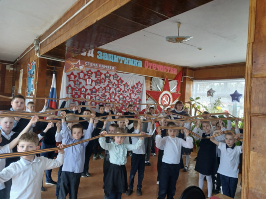 Учащиеся Кокоревской школы поддержали всероссийский проект «2600 км – 2600 м