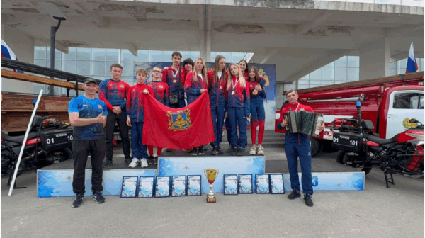 Брянские пожарные прекрасно выступили на конкурсе профмастерства в Волгограде