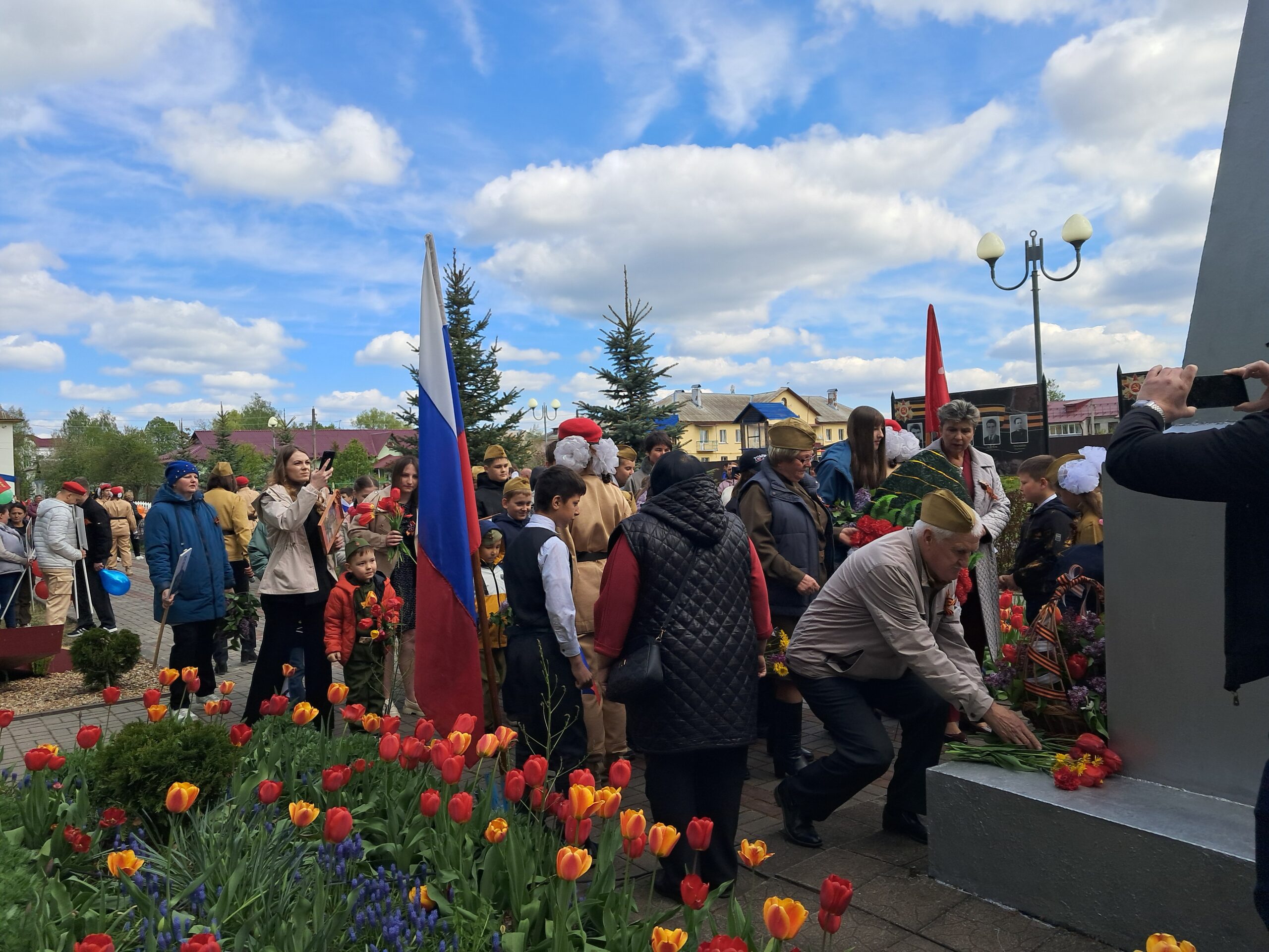 В Верхопольском сельском поселении прошли торжественные мероприятия к 80-летию Победы
