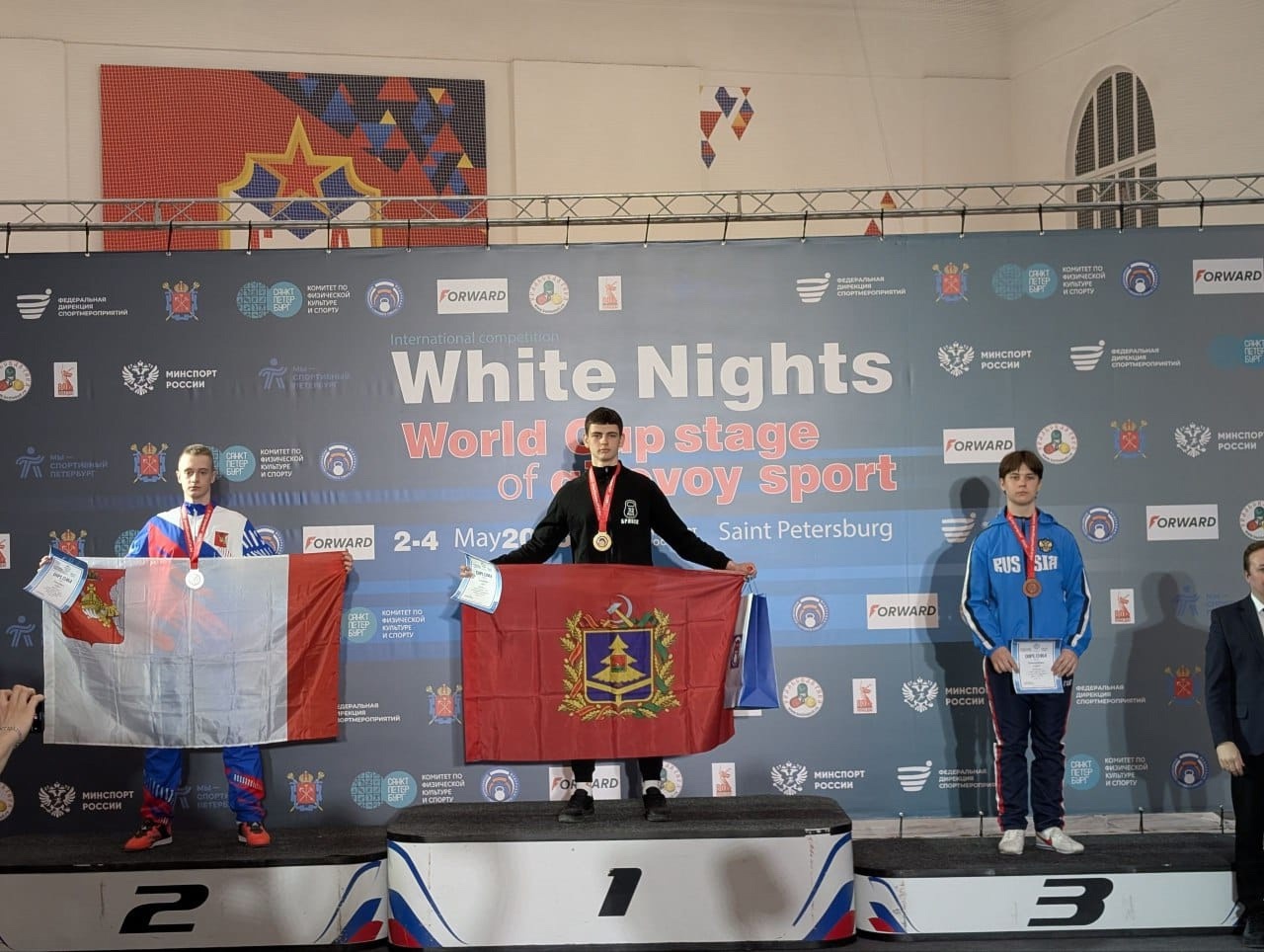 Карачевский гиревик  Егор Вьюнов одержал победу на Международном турнире по гиревому спорту «Белые ночи»