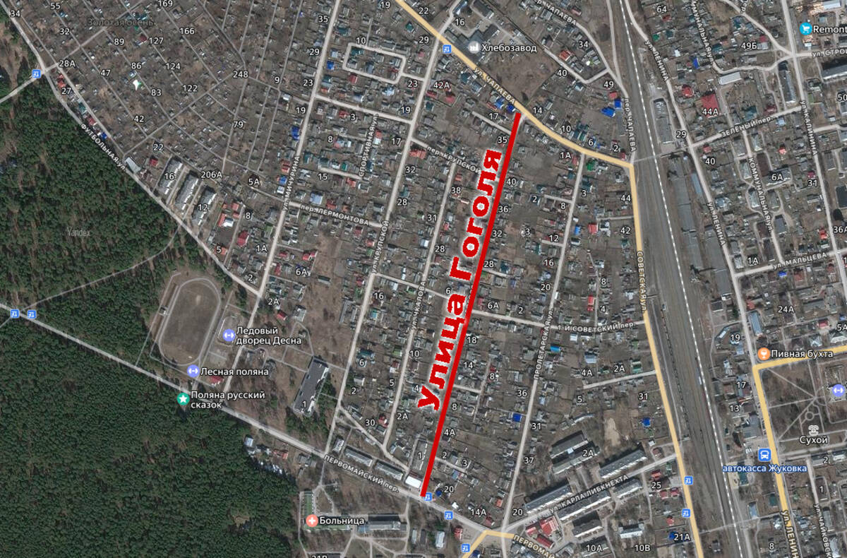 Капитальный ремонт улицы Гоголя проведут в брянской Жуковке в этом году